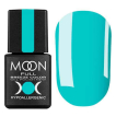 Гель-лак MOON FULL Breeze color №421 (насичено-бірюзовий, емаль), 8 мл
