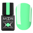 Гель-лак MOON FULL Breeze color №424 (ярко-салатовый, эмаль), 8 мл