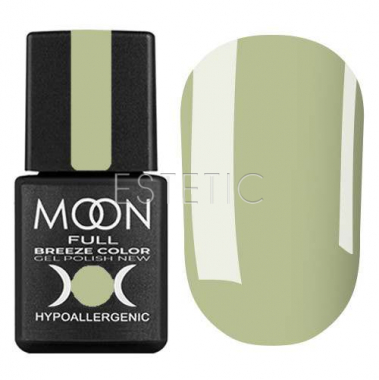 Гель-лак MOON FULL Breeze color №428 (светлый хаки, эмаль), 8 мл