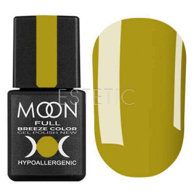 Гель-лак MOON FULL Breeze color №430 (насыщенно-горчичный, эмаль), 8 мл
