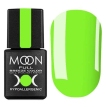 Гель-лак MOON FULL Breeze color №431 (насыщенно-салатовый, эмаль), 8 мл