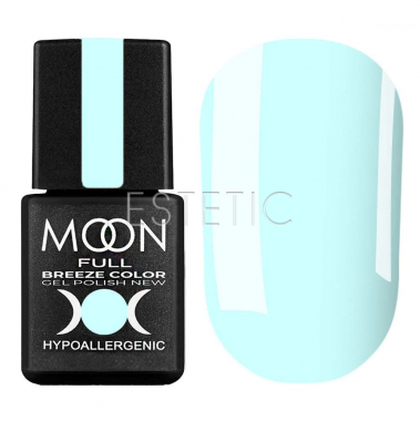 Гель-лак MOON FULL Breeze color №438 (небесная бирюза, эмаль), 8 мл