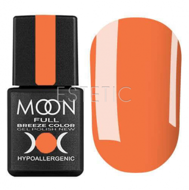 Гель-лак MOON FULL Breeze color №440 (оранжевый, эмаль), 8 мл