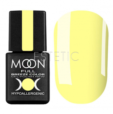 Гель-лак MOON FULL Breeze color №447 (бледно-желтый, эмаль), 8 мл