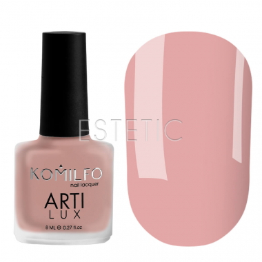 Лак для ногтей Komilfo ArtiLux 009 (темный бежево-розовый, эмаль), 8 мл