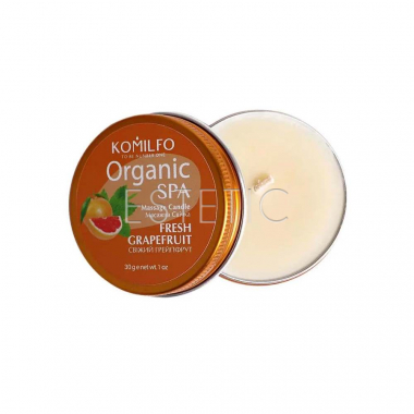 Komilfo Massage Candle Массажная свеча Fresh Grapefruit, 30 г