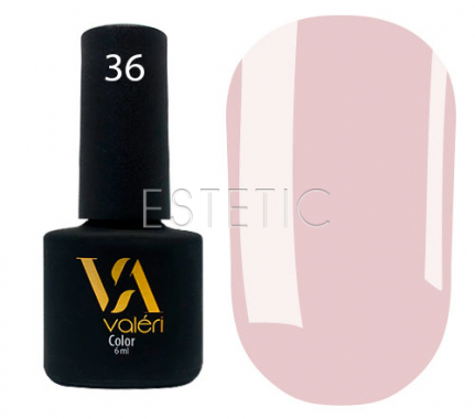 Гель-лак Valeri №036 (приглушенный розово-сиреневый, эмаль), 6 мл
