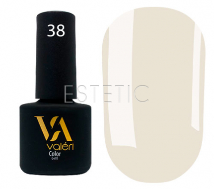 Гель-лак Valeri №038 (серо-бежевый, эмаль), 6 мл