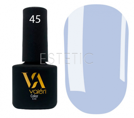 Гель-лак Valeri №045 (васильковый, эмаль), 6 мл