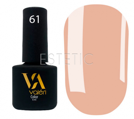 Гель-лак Valeri №061 (карамельный, эмаль), 6 мл