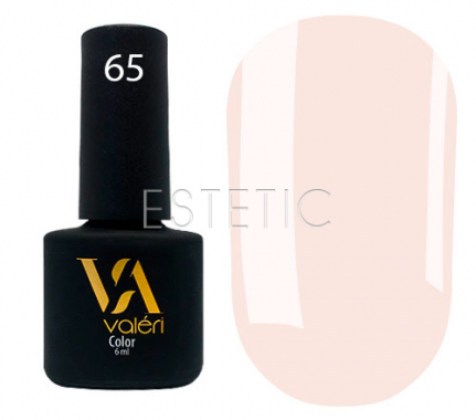 Гель-лак Valeri №065 (нежный розовый, эмаль), 6 мл