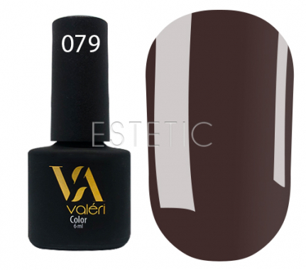 Гель-лак Valeri №079 (светлый баклажан, эмаль), 6 мл