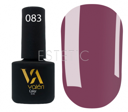 Гель-лак Valeri №083 (дымчатая роза, эмаль), 6 мл