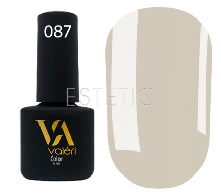 Гель-лак Valeri №087 (светлый фундук, эмаль), 6 мл