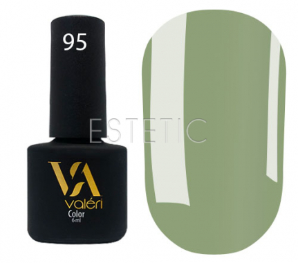 Гель-лак Valeri №095 (оливковый, эмаль), 6 мл 