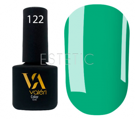 Гель-лак Valeri №122 (яркая мята, эмаль), 6 мл
