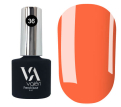 Valeri French Base Neon №036 - цветная база для гель-лака (неоновый мандарин),  6 мл