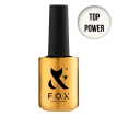 F.O.X Top Power - Закріплювач для гель-лаку БЕЗ липкого шару, 14 мл