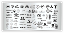Taki Da Пластина для стемпинга mini Logo collection 01