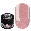 Kira Nails Acryl Gel Glamour №03 - Акрил-гель (кораллово-розовый, с блестками), 15 г
