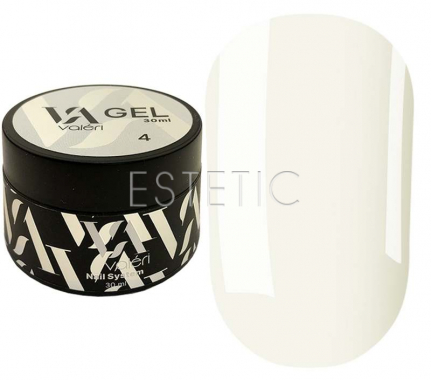 Valeri Builder Gel 004 (Milk) - Гель моделирующий (молочный), 30 мл