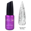 Edlen Professional No Wipe Top Silver Potal Закрепитель для гель-лака без липкого слоя (серебристые хлопья потали), 9 мл