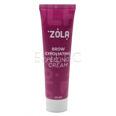 ZOLA Brow Exfoliating Peeling Cream - Крем-скатка для бровей, 100 мл