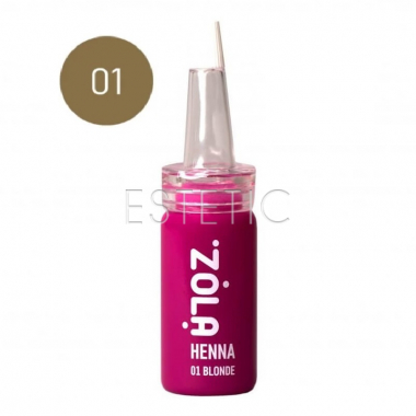 ZOLA Хна професійна для брів №01 Blonde (світло-коричневий), 5 гр 