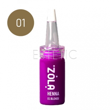 ZOLA Хна профессиональная для бровей №01 Blonde (светло-коричневый), 5 гр