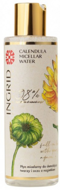 Ingrid Cosmetics Vegan Calendula Micellar Water - Міцелярна вода з календулою , 200 мл