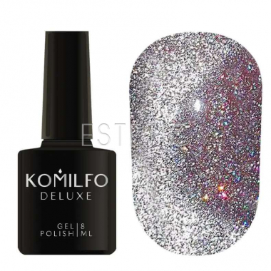 Komilfo Гель-лак Luminous Cat Eye 001 (бежево-розовый), 8 мл