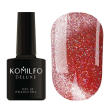 Komilfo Гель-лак Luminous Cat Eye 002 (красный), 8 мл