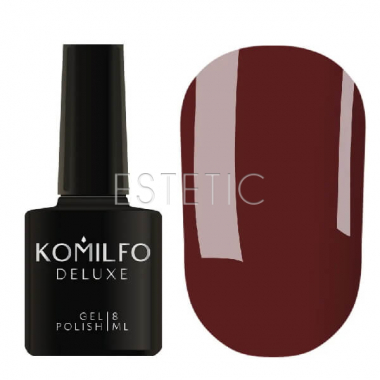 Гель-лак Komilfo Deluxe Series №D232 (шоколадний, емаль), 8 мл