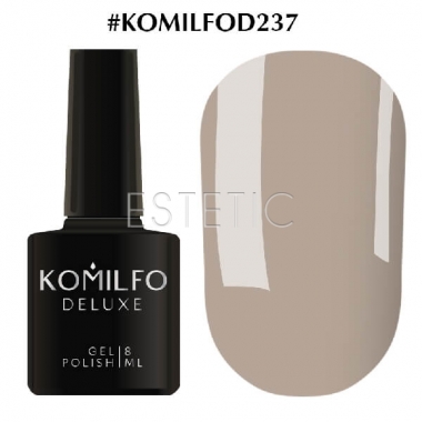 Гель-лак Komilfo Deluxe Series №D237 (серый асфальт, эмаль), 8 мл