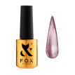 F.O.X Base Cat Eye 002 - база для гель-лака (светло-розовый, кошачий глаз), 7 мл