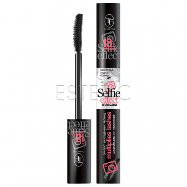 TF Cosmetics Туш для вій SELFIE EFFECT MASCARA подовжуюча чорна, 10 мл