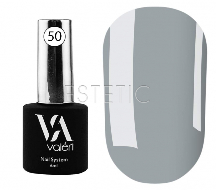Valeri Base Color №050 - кольорова база для гель-лаку (насичений сірий), 6 мл