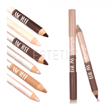 TF Cosmetics Карандаши для бровей двусторонние BROW PRO SCULPTOR PENCIL, 1,2 г