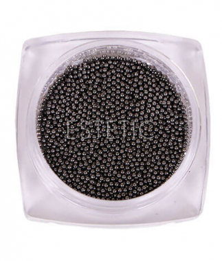KOMILFO Бульонки металлические Black Nickel (0,8 мм), 6 г