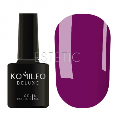 Гель-лак Komilfo Deluxe Series №D247 (темно-ліловий, емаль), 8 мл