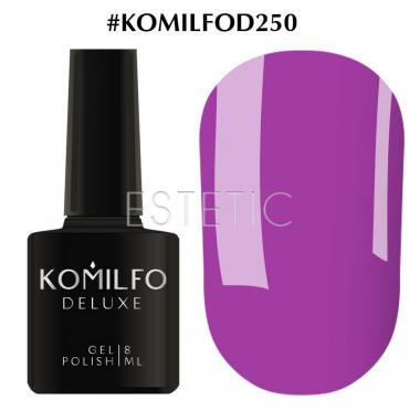 Гель-лак Komilfo Deluxe Series №D250 (сиреневый, эмаль), 8 мл