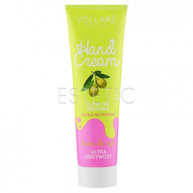 VOLLARE Nourishing And Protective Hand Cream - Крем для рук питательный и защитный, 100 мл