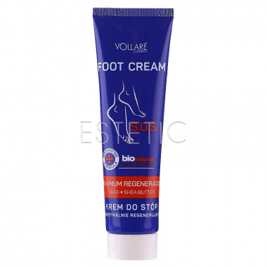 VOLLARE S.O.S Maximum Regenerating Foot Cream - Крем для ног восстанавливающий, 100 мл