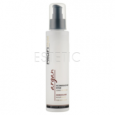 Profi Style Argan Leave In Cream Nourishing For Dry Hair - Несмывающий питательный крем для сухих волос ARGAN, 150 мл