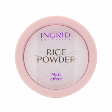 Ingrid Cosmetics Professional Rice Powder - Пудра компактная матирующая рисовая, 10 г
