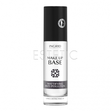 Ingrid Cosmetics Mattifying & Anti-Pollution Make Up Base - База под макияж обезжиренная матирующая, 30 мл