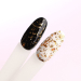 Фото 2 - Kira Nails No Wipe Top Gold Shard - топ без липкого шару з золотою поталлю, 6 мл