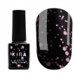 Kira Nails No Wipe Top Pink Yogurt - топ без липкого шару з рожевою крихтою, 6 мл