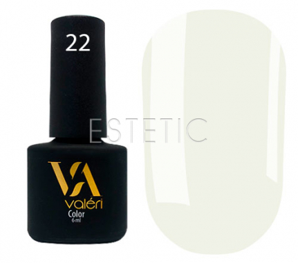 Гель-лак Valeri №022 (молочный, эмаль), 6 мл