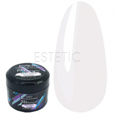 Komilfo Gel Premium Milky White Intense - гель-преміум (інтенсивний молочно-білий), 30 г